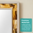 thumbnail image 4 of Elk Home Juba 24-Inch Wall Mirror in Horn Finish, Traditional Style, 4 of 10
