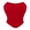 🔥 Red, variant on Body Shaper Shape Wear Fashion Women's Casual Solid-Neck Bodybody Shape Waist Trainer Underbust Corset Belt Wear Top Casual for Work & Office M