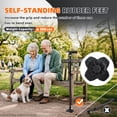 thumbnail image 5 of BeneCane Folding Cane with Dual LED Lights, Adjustable Quad Cane for Men and Women, Lightweight Aluminum Walking Cane with Self-Standing Base and Carry Bag, 5 of 8