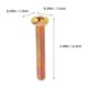 thumbnail image 2 of CRILSTYLEO 20Ud Tornillos Para Muebles En Acero Frío Color Dorado Ideal Para Montaje De Y Sofá, 2 of 7