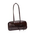 thumbnail image 3 of Bolso de hombro de cuero PU bolso de viaje con bolso con cremallera para la oficina al aire libre viaje al aire libre café, 3 of 8