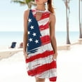 thumbnail image 1 of SMihono Robe d'Été Grande Taille pour Femmes 2023 Robes de Plage d'Été avec Encolure Stylée Sans Manches avec Poche Robe Mini, 1 of 6