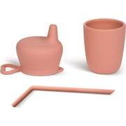 Lelolo by Anpei Grows with Me 3-in-1 Baby to Toddler Training Sippy Straw Cup for Infants | 100% Platinum Silicone | 4 Months+