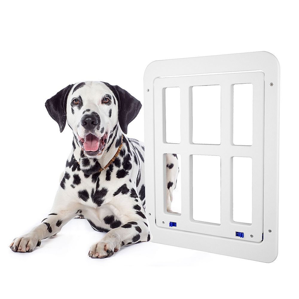 Dog Door for Screen Door, Lockable Dog Screen Door, Cat Door Screen