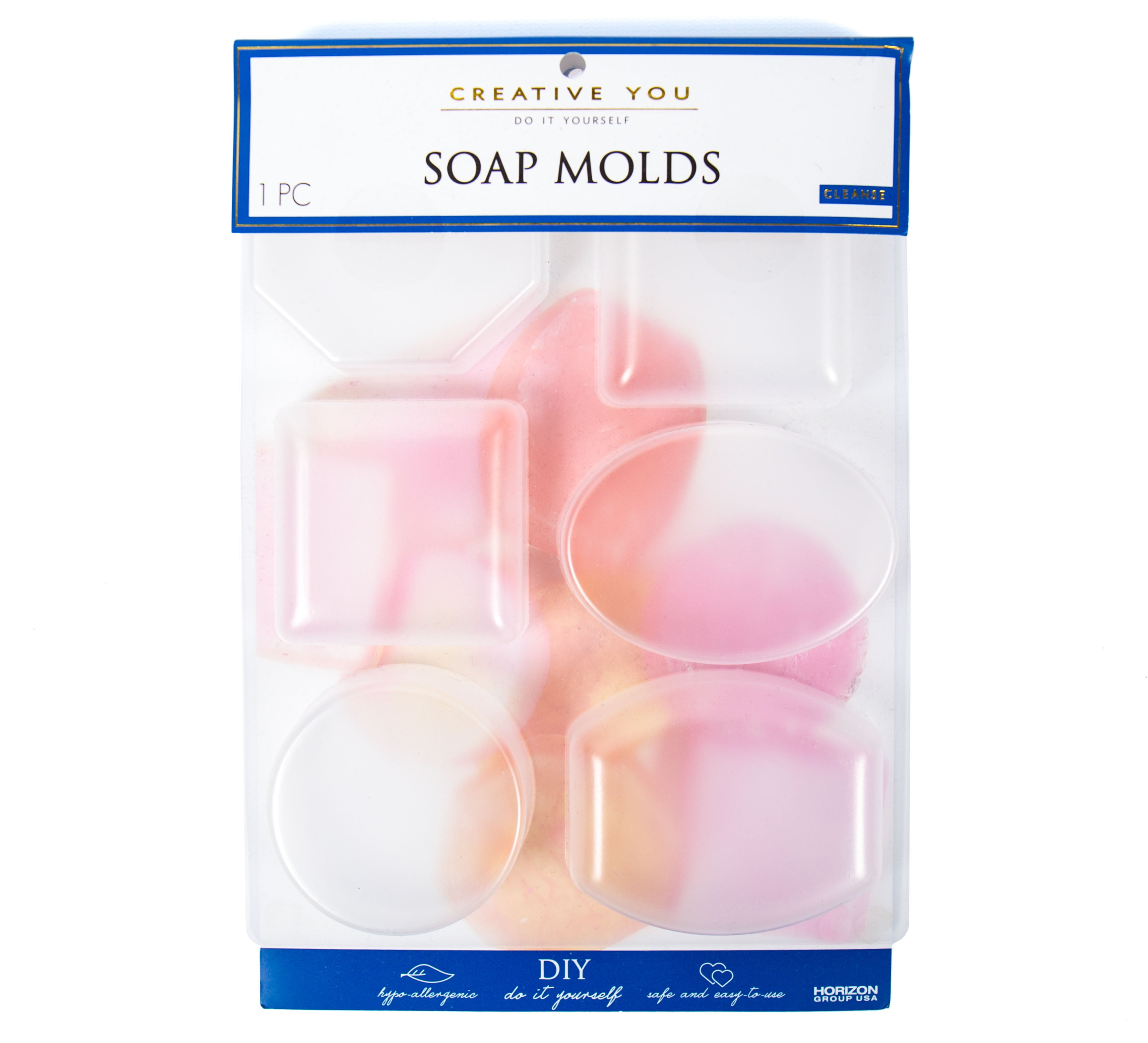 Creative You Decorative Soap Molds, Assorted Shapes