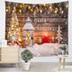 thumbnail image 5 of Tapiz de Navidad Árbol de Navidad Blancanieves Tapiz de pared de Navidad Accesorios decorativos Decoración colgante de pared para dormitorio JAMW Sencillez, 5 of 5