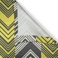 thumbnail image 6 of Ambesonne Yellow and White Valance & Curtain, Zigzag Pattern, 55"x24", Yellow Cream Grey, 6 of 6