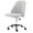 Gray, variant on Aidoly Swivel Vanity Chair with Adjustable Height - Padded Desk Seat with Metal Base for Home Office & Dressing Area, Pink