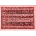 thumbnail image 1 of Ahgly Company Indoor Rectangle Abstract Red Modern Area Rugs, 4' x 6', 1 of 4