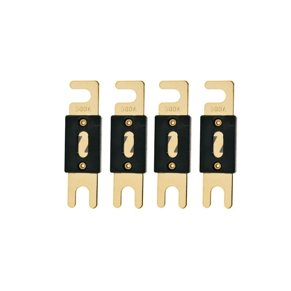 High-Quality Gold Plated 500A Amp ANL Fuse (4Â Pack)