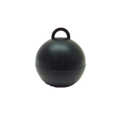 Bubble Weight Balloon Weight, 35 Gram, Black, 10 Piece