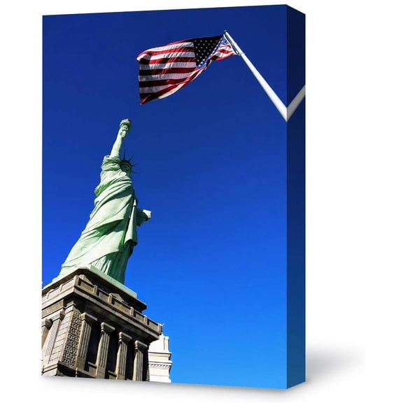 Idea4wall Modern Canvas Wall Art New York City Canvas Prints for Home Wall Decor, 12"x18"