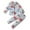 White, variant on Jiilone Toddler Boys Pajamas Sets Winter Cartoon Dinosaur Print Shirts   Pants Comfortable 2 Piece Boys Elastic Waist Home Clothes Sleepwear