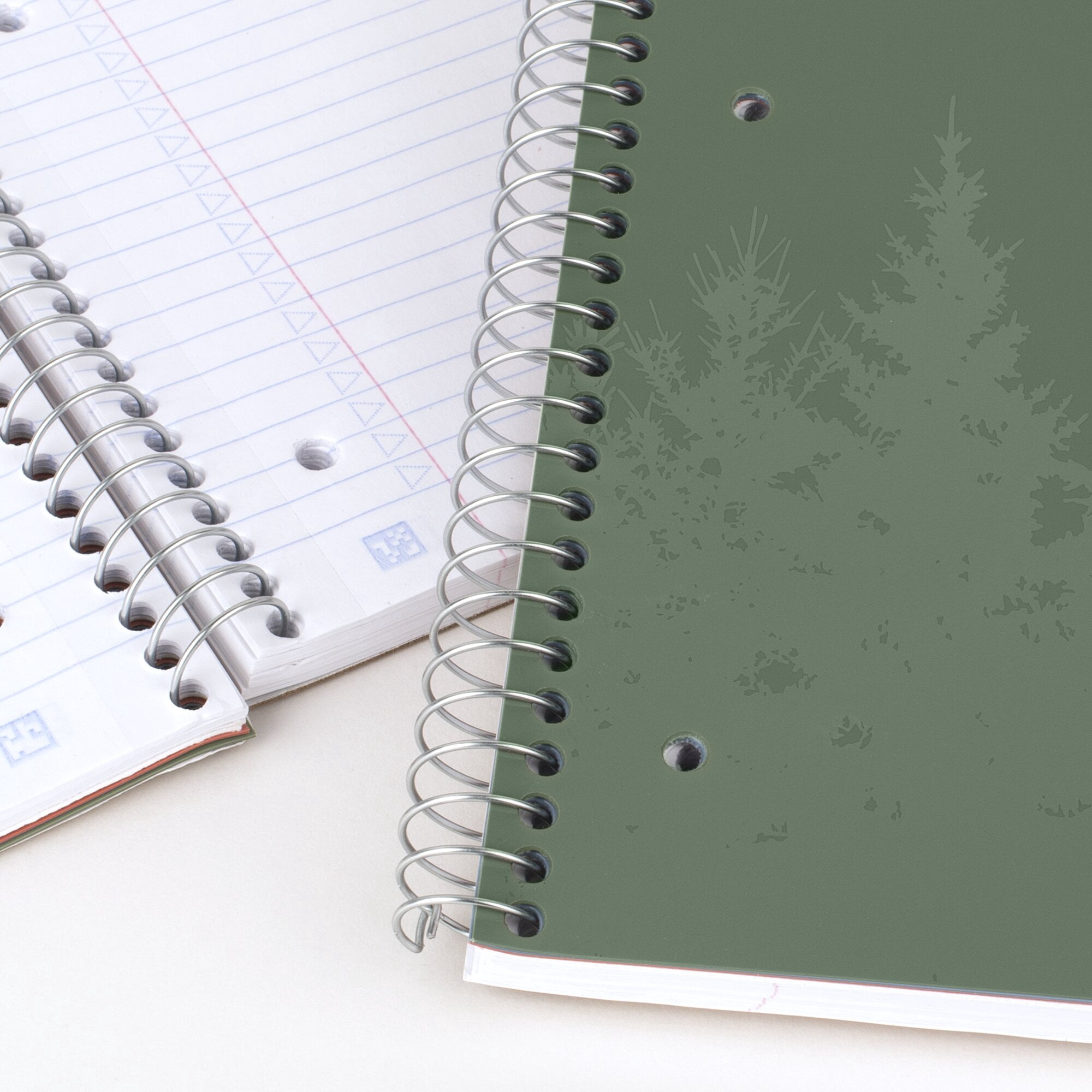 Five Star Recycled Spiral Notebook + Study App, 1 Subject, College Ruled, 8.5" x 11", 4 Pack
