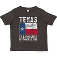 thumbnail image 3 of Inktastic Established December 29, 1845 Texas Flag Boys or Girls Toddler T-Shirt, 3 of 5