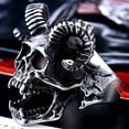 thumbnail image 6 of ZMY Home Ram Horned Skull Stainless Steel Ring Edgy and Unique Statement Jewelry for Men and Women (9), 6 of 6