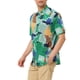 thumbnail image 4 of CAMISA HAWAIANA DE MANGA CORTA CON BOTONES PARA HOMBRE IMPRESA EN BLOQUES DE COLOR VERDE Y AZUL XL, 4 of 6