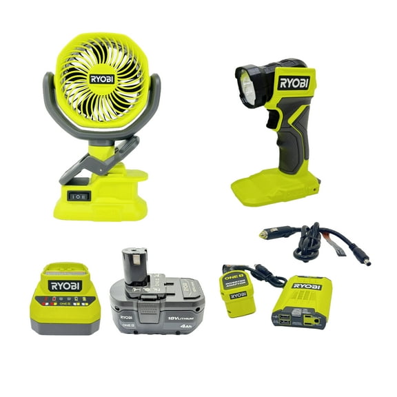 Ryobi Camping Kit 18V 4Ah Battery