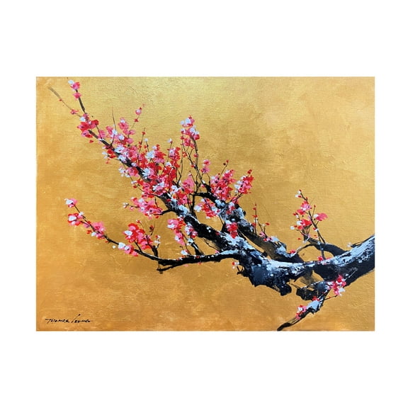 Canvas Wall Art - Thomas Leung 'New Year Coming' Wall Art for Living Room, Bedroom, or Office Décor by Trademark Fine Art - 19 x 14 Inches