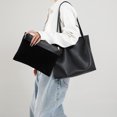 thumbnail image 3 of Bolso Mano Hombro PU para Mujer Diario Holgado, 3 of 9
