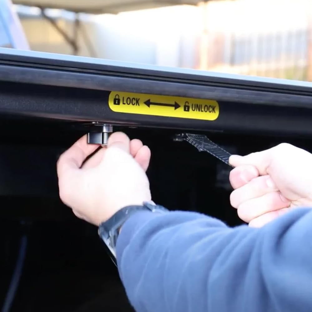Syneticusa AR Hard Aluminum Retractable Truck Bed Tonneau Cover for 2022-2025 Maverick 4'6" (54.4") bed