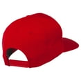 thumbnail image 4 of Aces Embroidered Flat Bill Cap - Red OSFM, 4 of 5