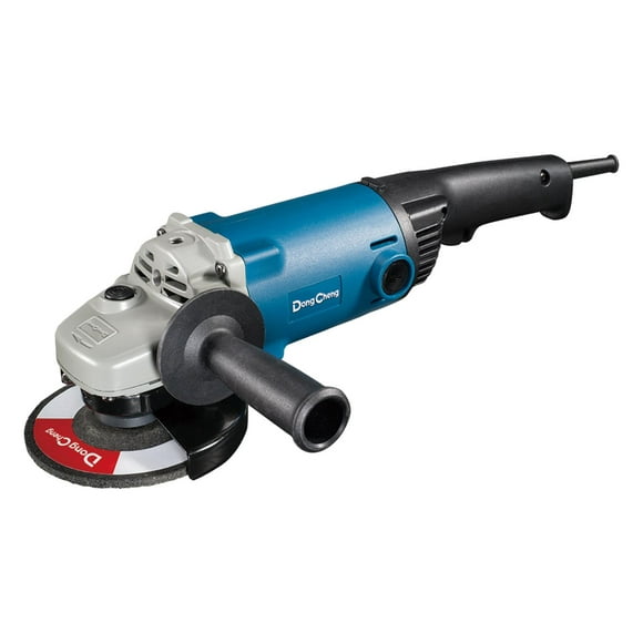 Miniesmeriladora Industrial DongCheng de 4 1/2, 1200W, 5/8 azul Estándar