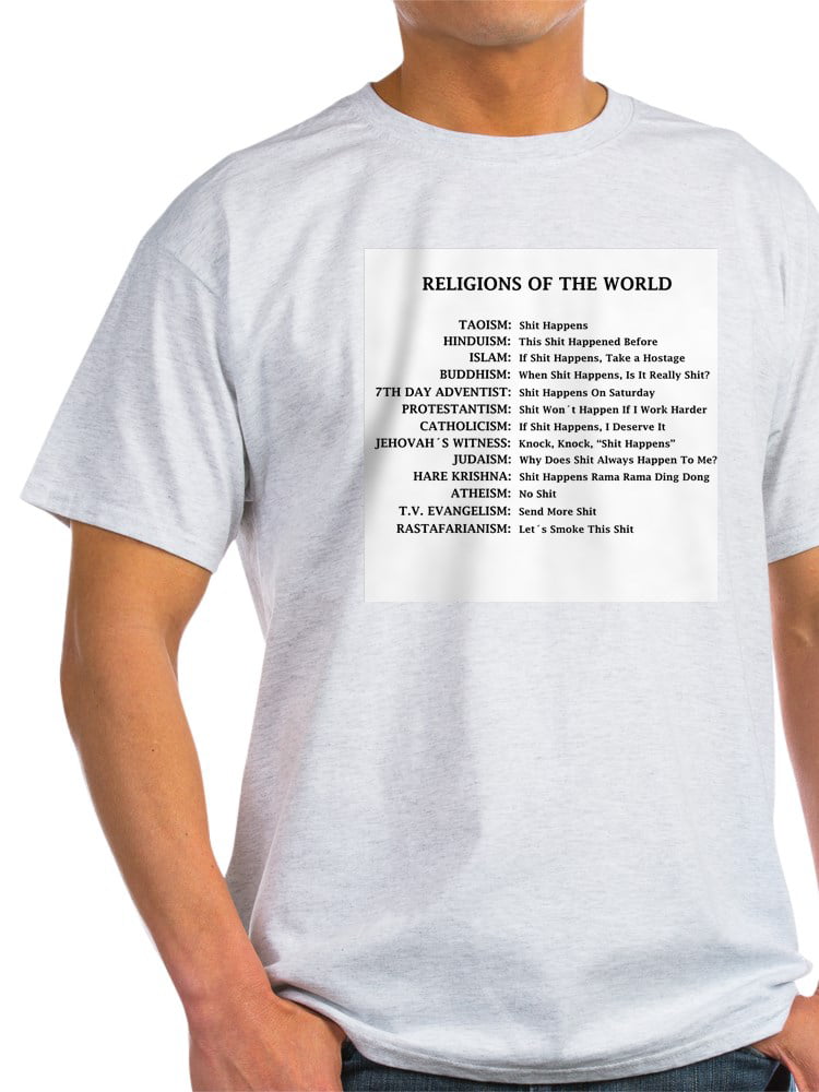 CafePress - RELIGIONS T Shirt - Light T-Shirt - CP 