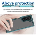 thumbnail image 2 of Case for Samsung Galaxy Z Fold 5 Phone Case Slim Dropproof [Defend from Drop/Scratch/Slip/Fingerprint] Clear Acrylic Hard Back Soft TPU Bumper Hybrid Phone Case for Samsung Z Fold 5-Crystal Blue, 2 of 16