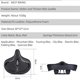 thumbnail image 4 of Sillín de bicicleta WEST BIKING con absorción de impactos, asiento de bicicleta MTB de gran tamaño (negro), 4 of 7