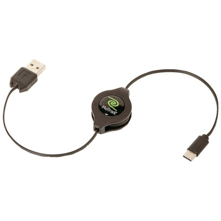 UPC: 0816983016934 | Retrak ETESUCAM Retractable USB-C To USB-A Cable
