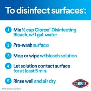 Clorox Disinfecting Bleach, Regular - 121 Ounce Bottle