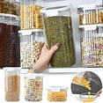 thumbnail image 1 of Xihbxyly Frasco Hermético de Grado Alimenticio, Sin Olores y Conserva La Frescura, Plástico Transparente, Organizador de Cocina, Apilable, Fácil de Limpiar, Tamaños de 600 Ml, 1300 Ml y 1900 Ml., 1 of 3