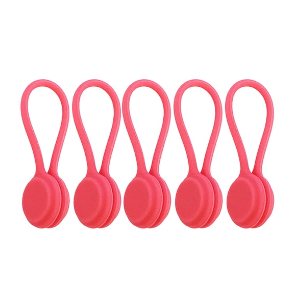 Multi Color Strong Magnetic Ties - Cable Management 5Pcs