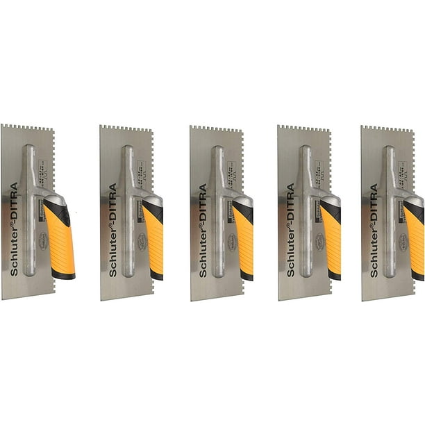 SCHLUTER DITRA TROWEL 11/64 X 11/64 SQUARE NOTCH (Fіvе Расk