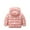 04Pink, variant on Hicidod Toddler Down Jackets Bear Hooded Long Sleeve Zipper Winter Warm Puffer Coats Cute Printed Puffy Lightweight Padded Jacket