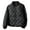 Black XL, variant on Women Winter Baseball Coat Stand Collar Windproof Thin Padded Solid Color Cardigan Long Sleeves Warm Daily Wear Outdoor Jacket