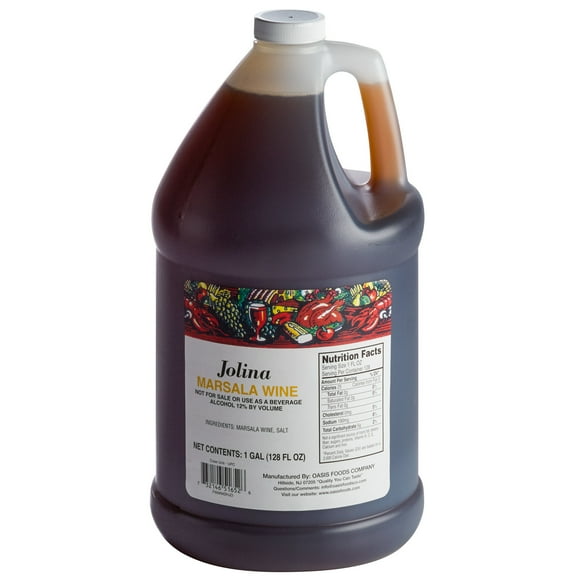 AAK Jolina 1 Gallon Marsala Cooking Wine - 4/Case