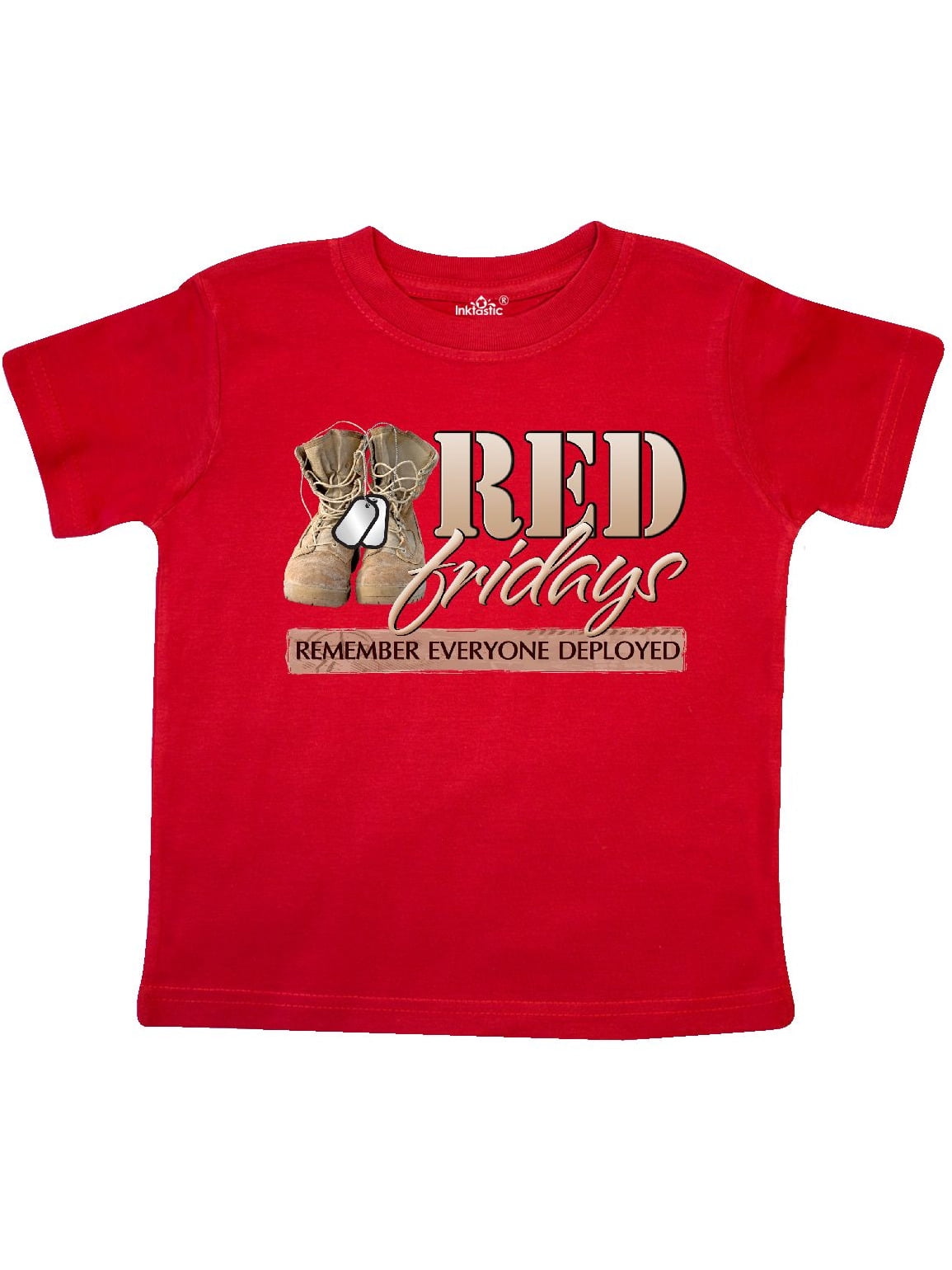 Red Friday Remember Everyone Deployed Toddler Baby Girl Boy Romper Jumpsuit Short Sleeve Bodysuit Tops Clothes