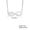 thumbnail image 3 of Personalized Custom Infinity Pet Dog Engrave Name Chain Pendant Necklace, 3 of 9