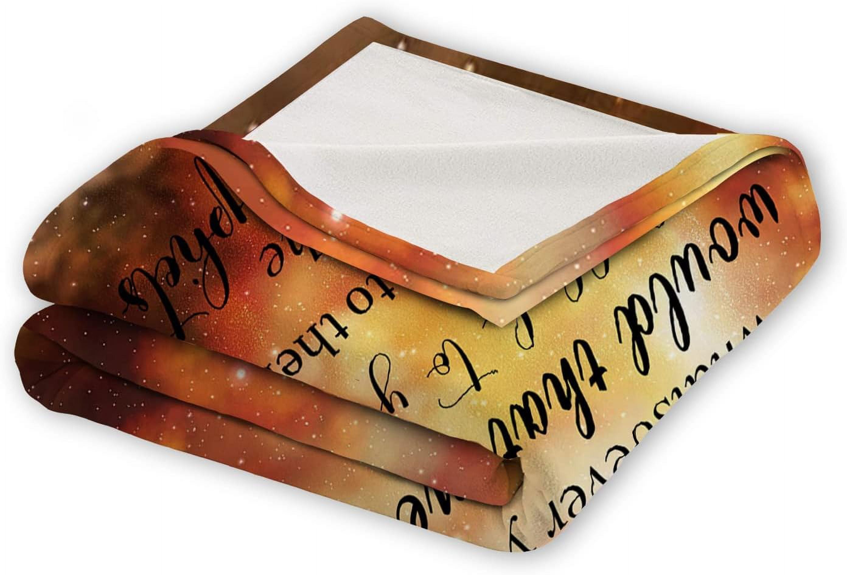 Positive Inspirational Quotes Throw Blanket - Bible Therefore All Things Whatsoever Flannel Blanket, Inspirational Gifts for Women, Girls, Teens - Soft & Cozy Blanket for All Season 40x50 Inch