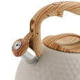 thumbnail image 2 of Stove Top Loud Whistling Kettle handle induction stove Stovetop Heat Teapot for Outdoor & Indoor beige, 2 of 9