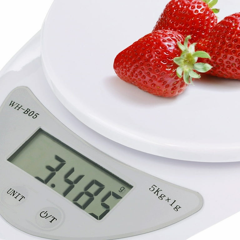 Insten Food Weight Scale Digital Kitchen Scale for Food Diet in