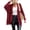 Leopard Red Black, variant on Leopard Cardigan for Women Long Sleeve Open Front Cardigans Sweaters Pockets Loose Knit Fall Spring Outwear