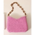 thumbnail image 2 of CoCopeaunts Straw Purses for Women Stylish Straw Shoulder Bag Woven Tote Bag Hobo Bag for Travel Vacation Beach, 2 of 6