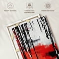 thumbnail image 6 of Elephant Stock Abstract Paint Drip Wall Art - Vertical Canvas Wall Art - Living Room Wall Decor - Abstract Canvas - Red And Beige Decor - 8" x 12", 6 of 8