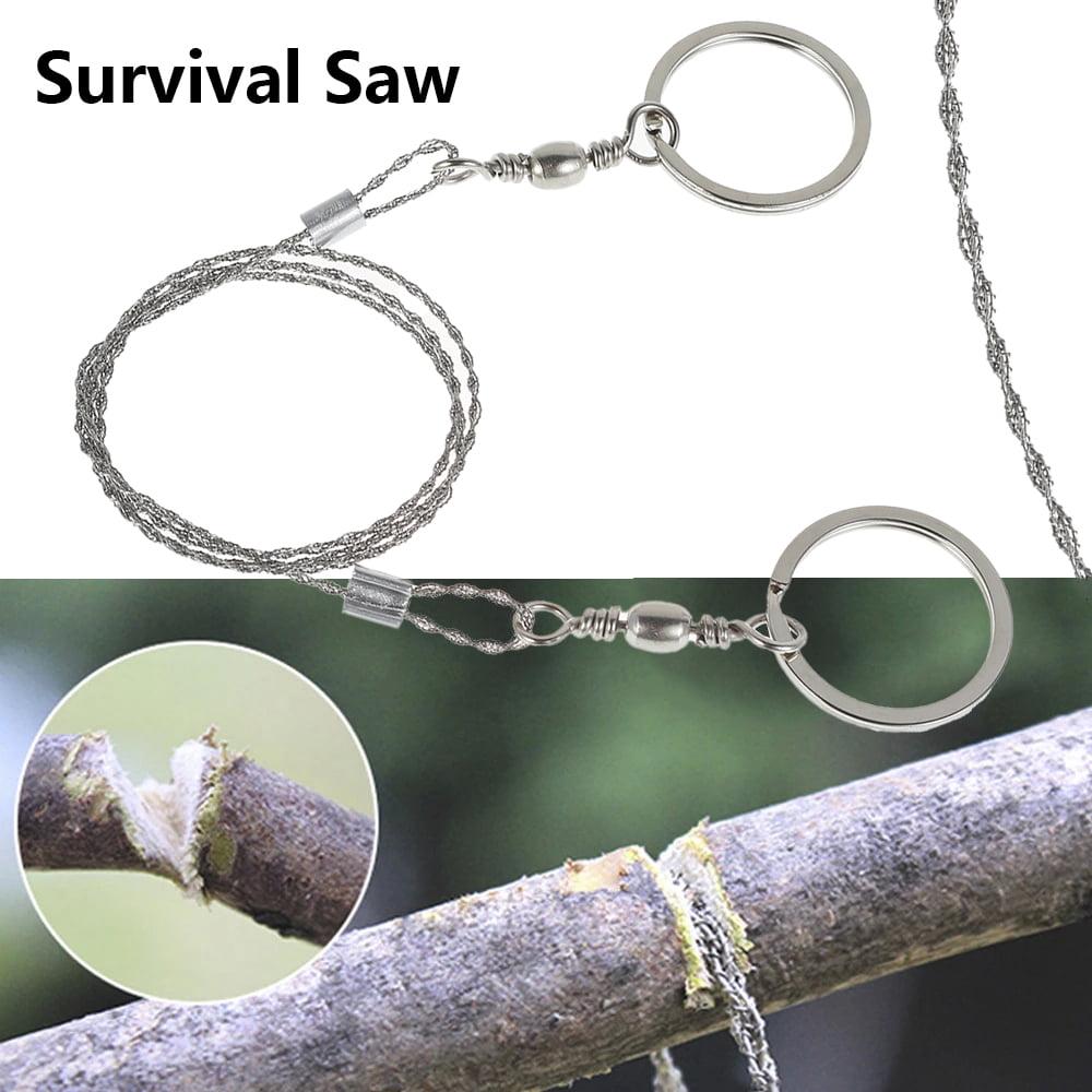 Campeggio Hiking POCKET SAW Wire Emergency survive Tool Stainless Steel Wire ks1 