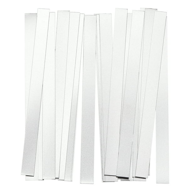 Tira de níquel puro 0.15mm x 7mm x 100mm, pestaña de soldadura de níquel para paquete de baterías y punto, 20 piezas