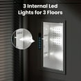 thumbnail image 5 of Quick Access Hidden Wall Safe with Removable Pegboard & Adjustable Shelves – Flat Recessed Security Cabinet Fits Between 16" Wall Studs for Home or Office Use, 5 of 7