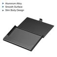 thumbnail image 4 of Uxcell 3.6x2.3x0.3 Inch Name Cards Case Alloy Business Card Holder Black, 4 of 5